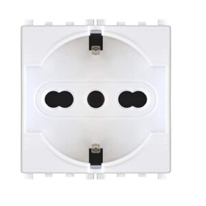 Presa Schuko Universale Compatibile Plana